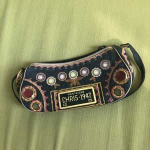 Christian Dior vintage license plate bag